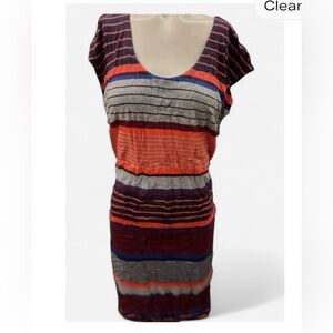 Sold sold sold ...Tommy Hilfiger Navy and Red Striped Dress